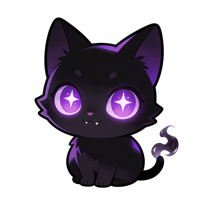 Nyx the shadow cat