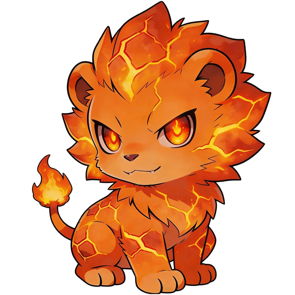 Cinder the lion