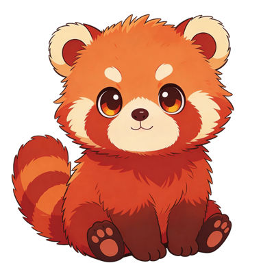 Mochi the red panda